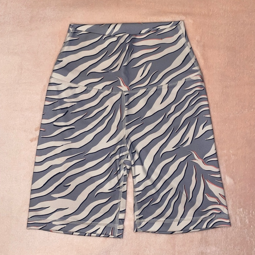 🦓Yogaliscious Lux Zebra Print Biker Shorts🦓